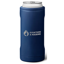 BruMate Matte Navy 12 Oz. Hopsulator Slim V2