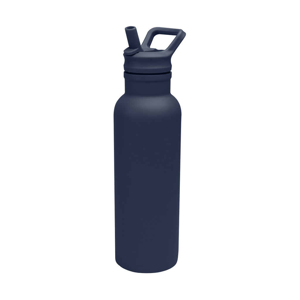 Hit Navy 17 Oz. Hailey Recycled Stainless Steel Bottle