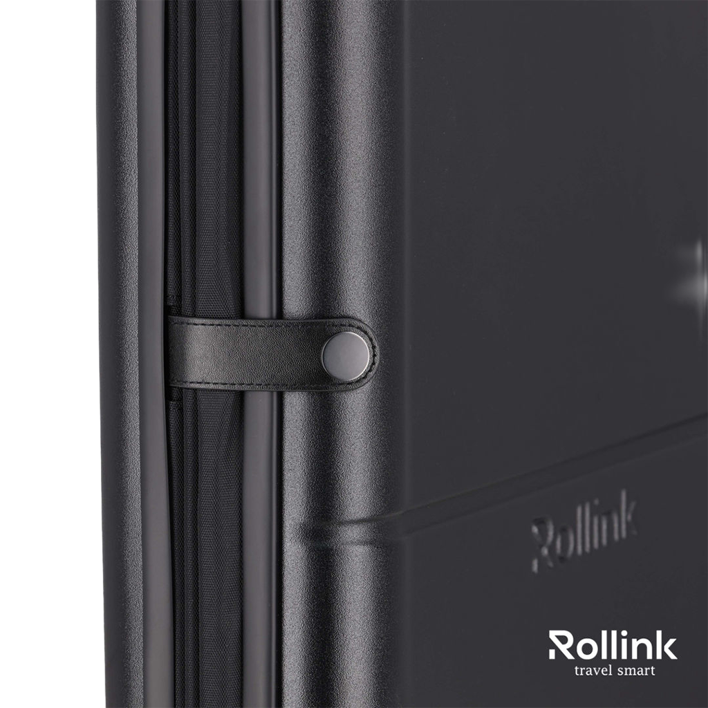 Rollink Black Flex Light 21" Carry On Luggage