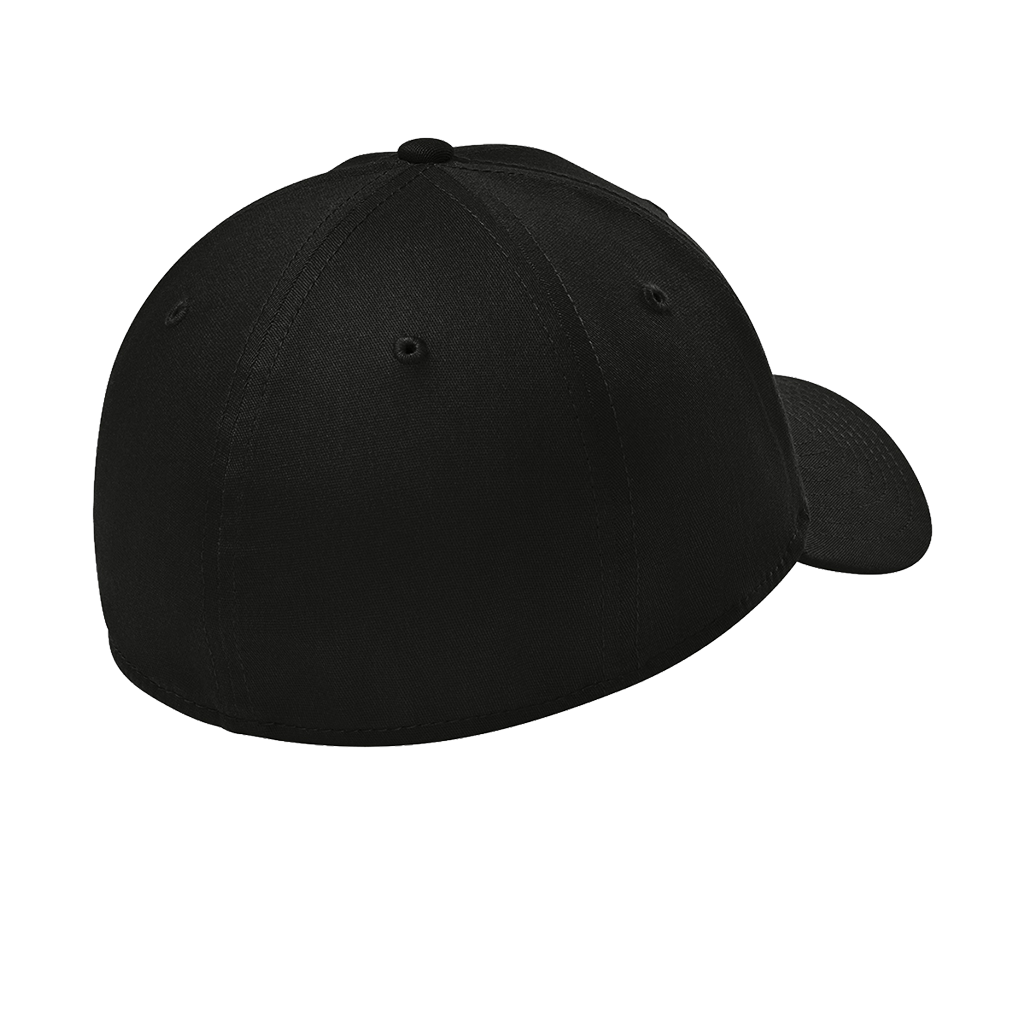New Era 39THIRTY Flag Black Structured Stretch Cotton Cap
