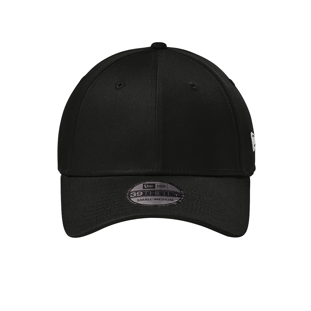 New Era 39THIRTY Flag Black Structured Stretch Cotton Cap