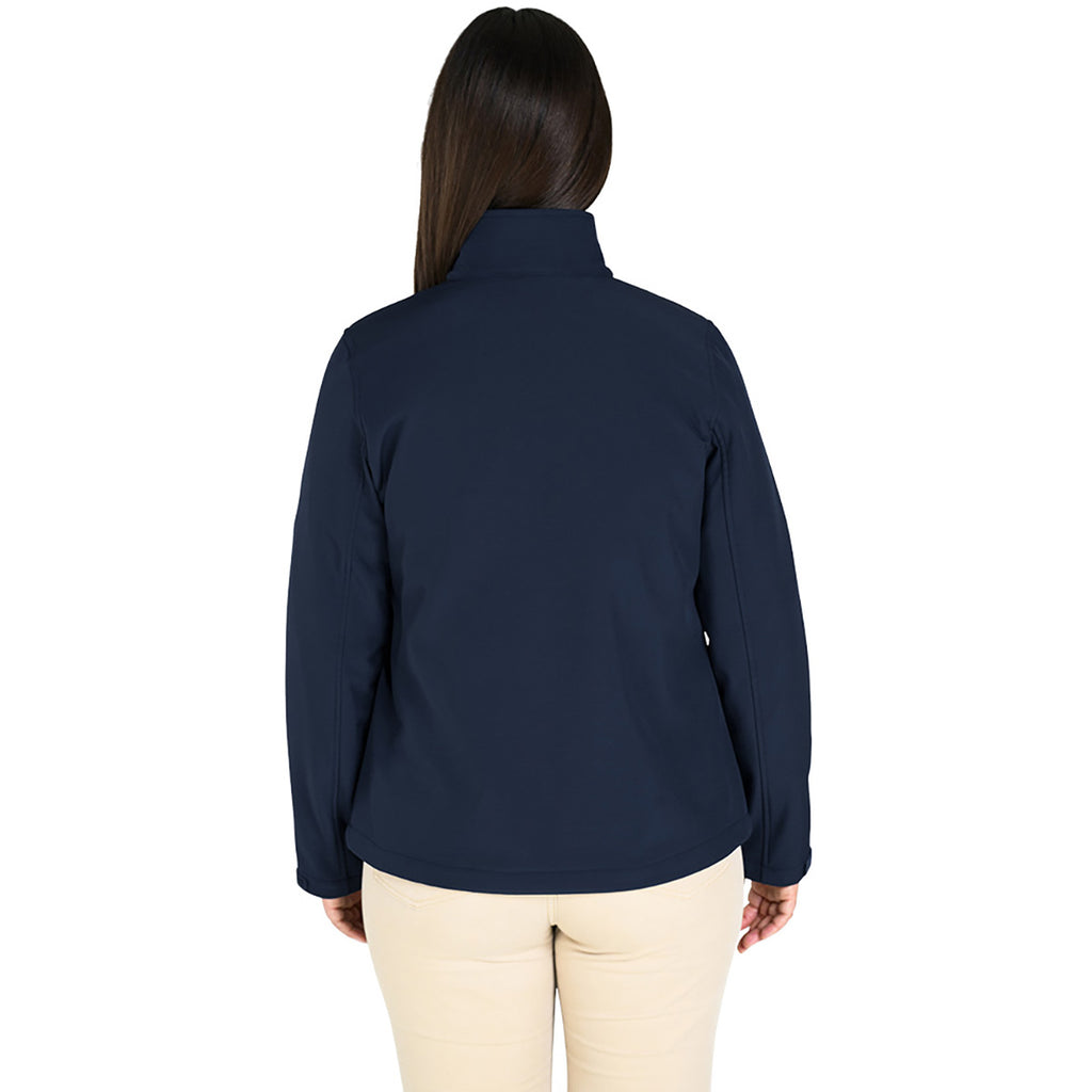 Charles River Women's Navy Supreme Soft Shell Jacket