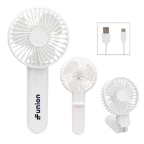 Hit White Bend & Snap Rechargeable Fan