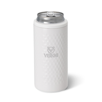 Swig Life White 12 Oz. Swig Life Golf Ball Skinny Can Cooler