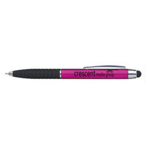 Good Value Pink with Black Ink Metallic Cool Grip Stylus Pen