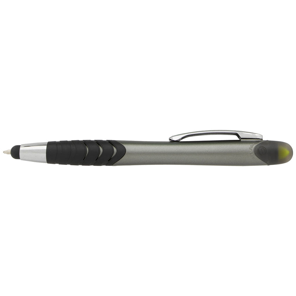 48-Hour Souvenir Gunmetal Jalan Highlighter Stylus Pen Combo