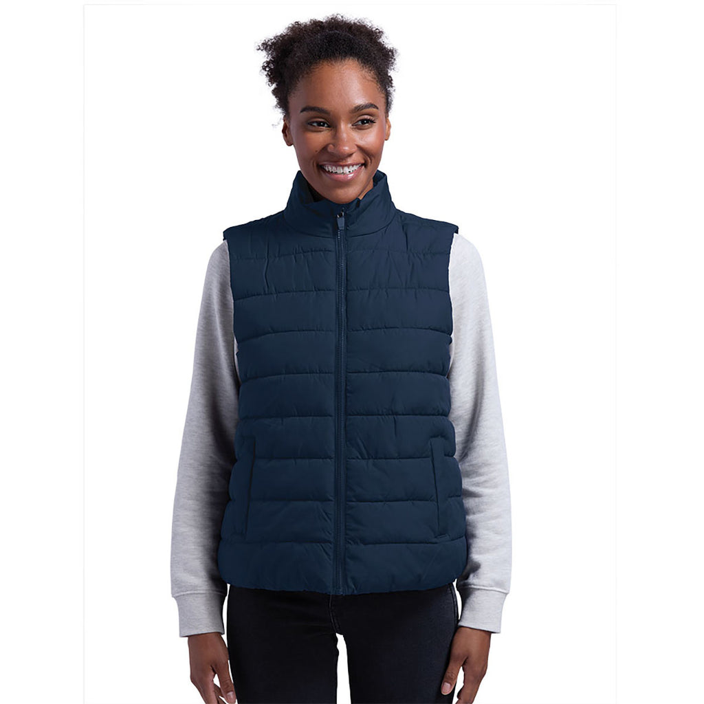 Charles River Women's Navy Pioneer Puffer Vest