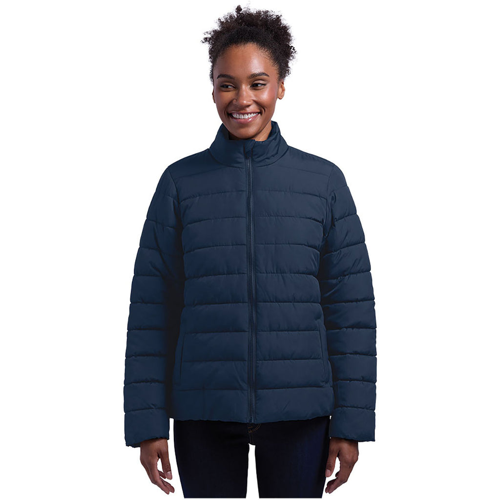 Charles River Women's Navy Pioneer Puffer Jacket