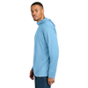 Carhartt Men's Fresh Water Blue Force Sun Defender Long Sleeve Hooded T-Shirt