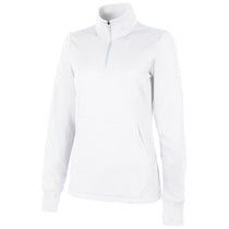 Charles River Women's White Nu Fitness Quarter Zip