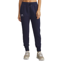 Under Armour Women's Midnight Navy/White Icon Fleece Joggers