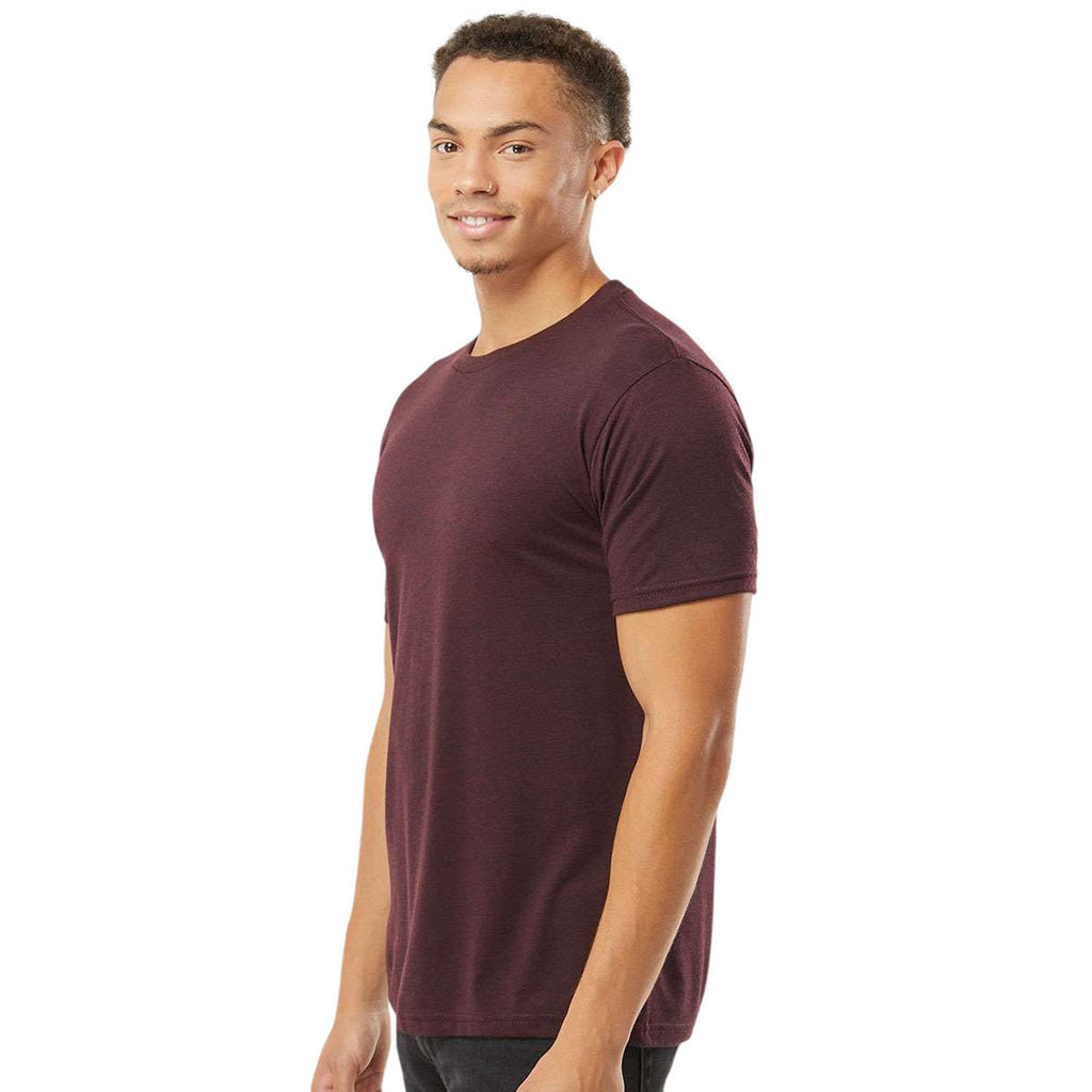 Next Level Unisex Cardinal Black Triblend T-Shirt