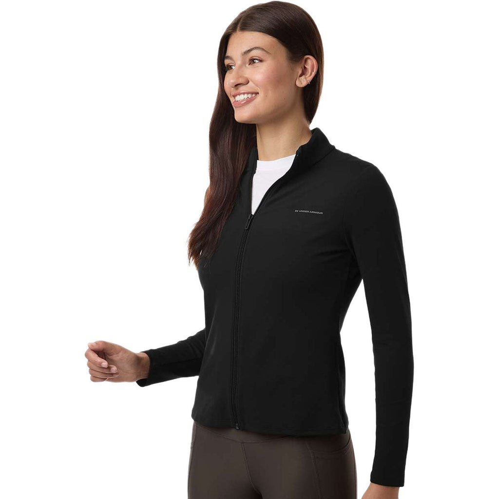 Under Armour Women's Ultimate Black/Castlerock Motion Full-Zip Jacket