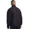 Under Armour Men's Black/White Fleece Quarter-Zip Pullover