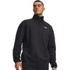 Under Armour Men's Black/White Fleece Quarter-Zip Pullover