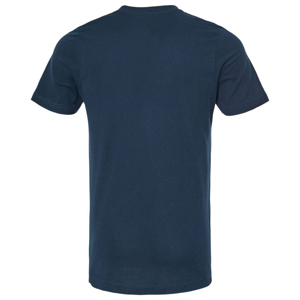 Tultex Navy Blue Combed Cotton T-Shirt