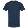 Tultex Navy Blue Combed Cotton T-Shirt
