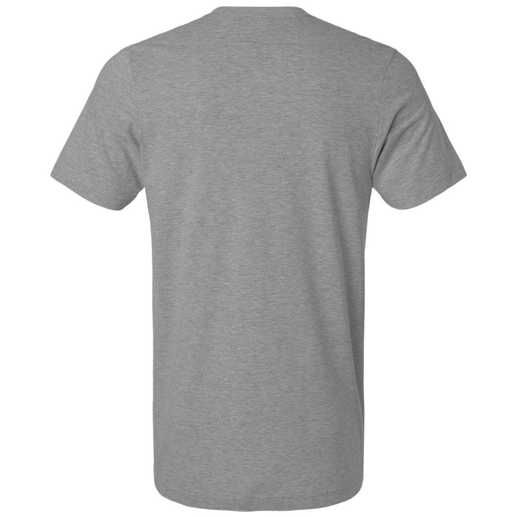 Tultex Unisex Heather Grey Combed CVC T-Shirt