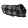 Port Authority Grey/Black Buffalo Check Pet Fleece Jacket