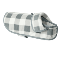 Port Authority Marshmallow/Monument Grey Buffalo Check Pet Fleece Jacket