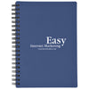 Hit Blue Rubbery Spiral Notebook