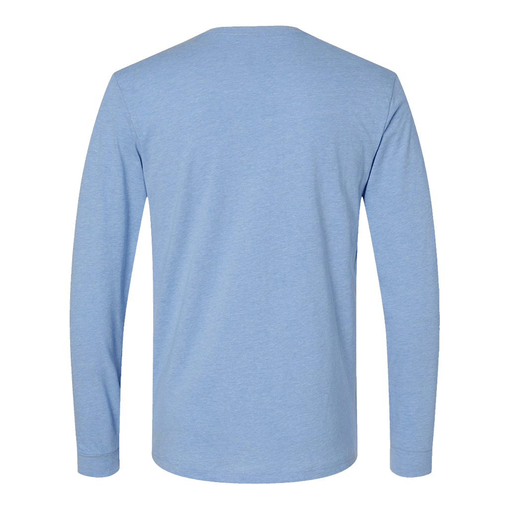 Next Level Unisex Heather Columbia Blue CVC Long Sleeve Tee