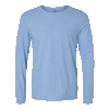 Next Level Unisex Heather Columbia Blue CVC Long Sleeve Tee
