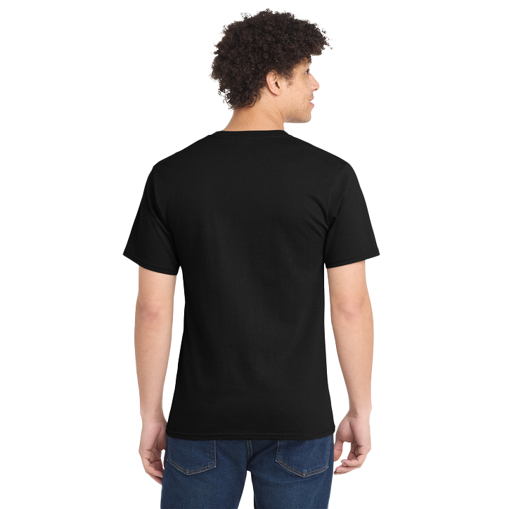 Port & Co Jet Black Tall Essential Tee