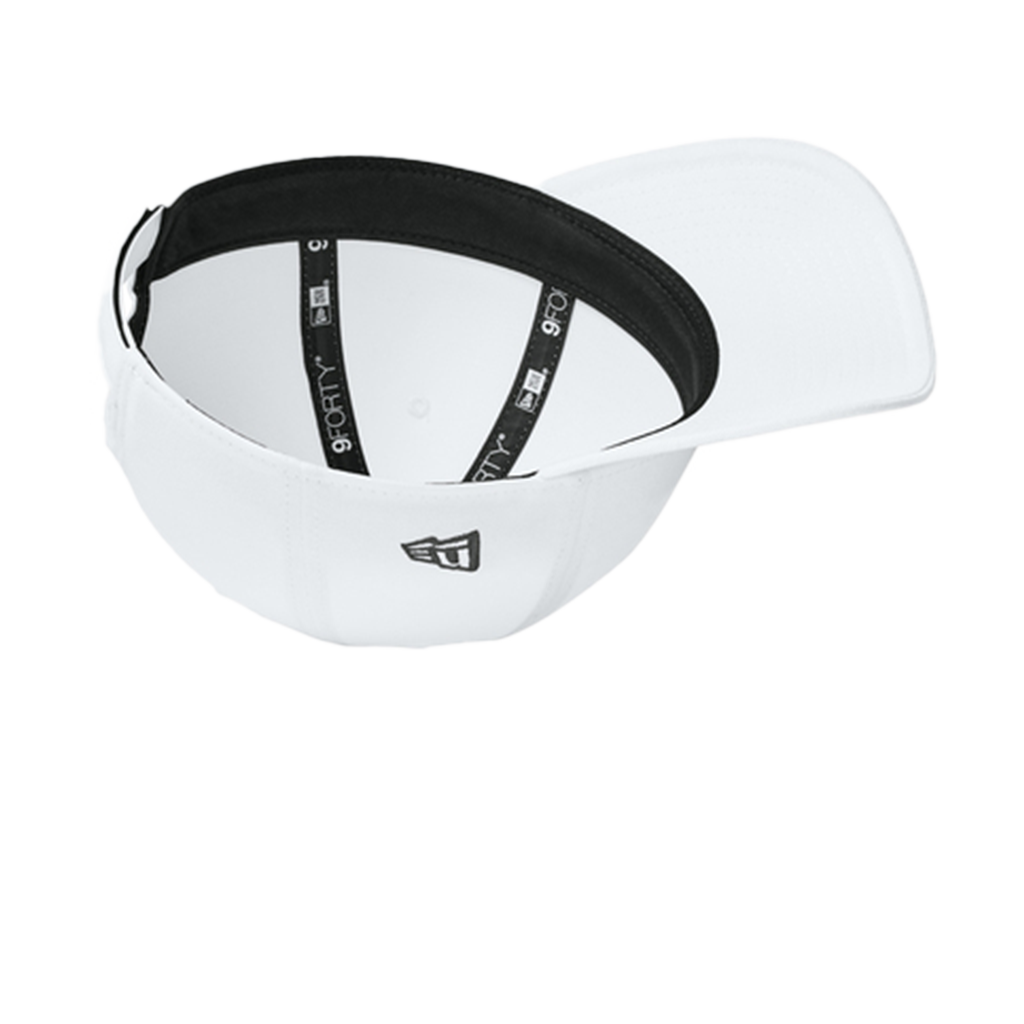 New Era White Adjustable Structured Cap