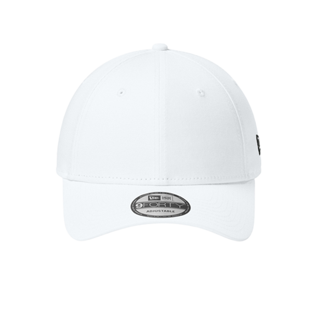New Era White Adjustable Structured Cap