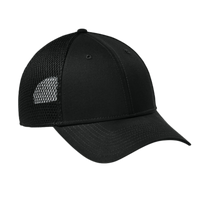 New Era Flag Black/Black Adjustable Unstructured Cap