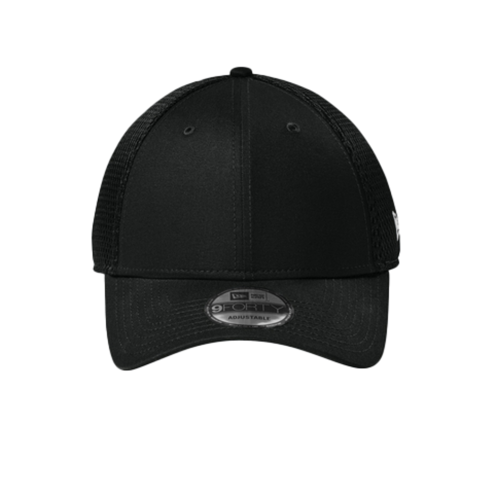New Era Flag Black/Black Adjustable Unstructured Cap