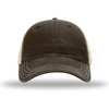 Richardson Brown/Khaki Garment Washed Trucker