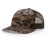 Richardson Bark Duck  Camo/Brown Printed Five-Panel Trucker