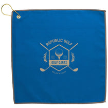 48-Hour BIC Blue Double Layer Golf Towel