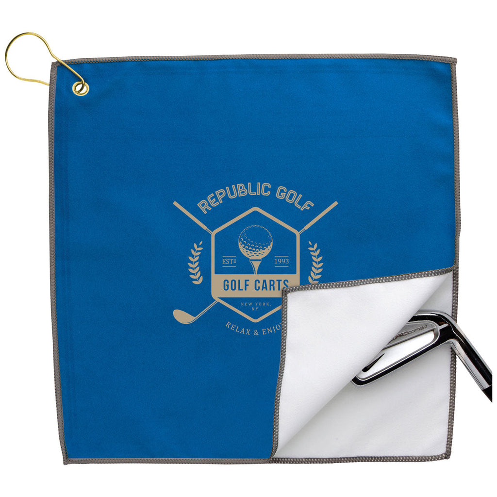 48-Hour BIC Blue Double Layer Golf Towel