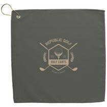 48-Hour BIC Grey Double Layer Golf Towel