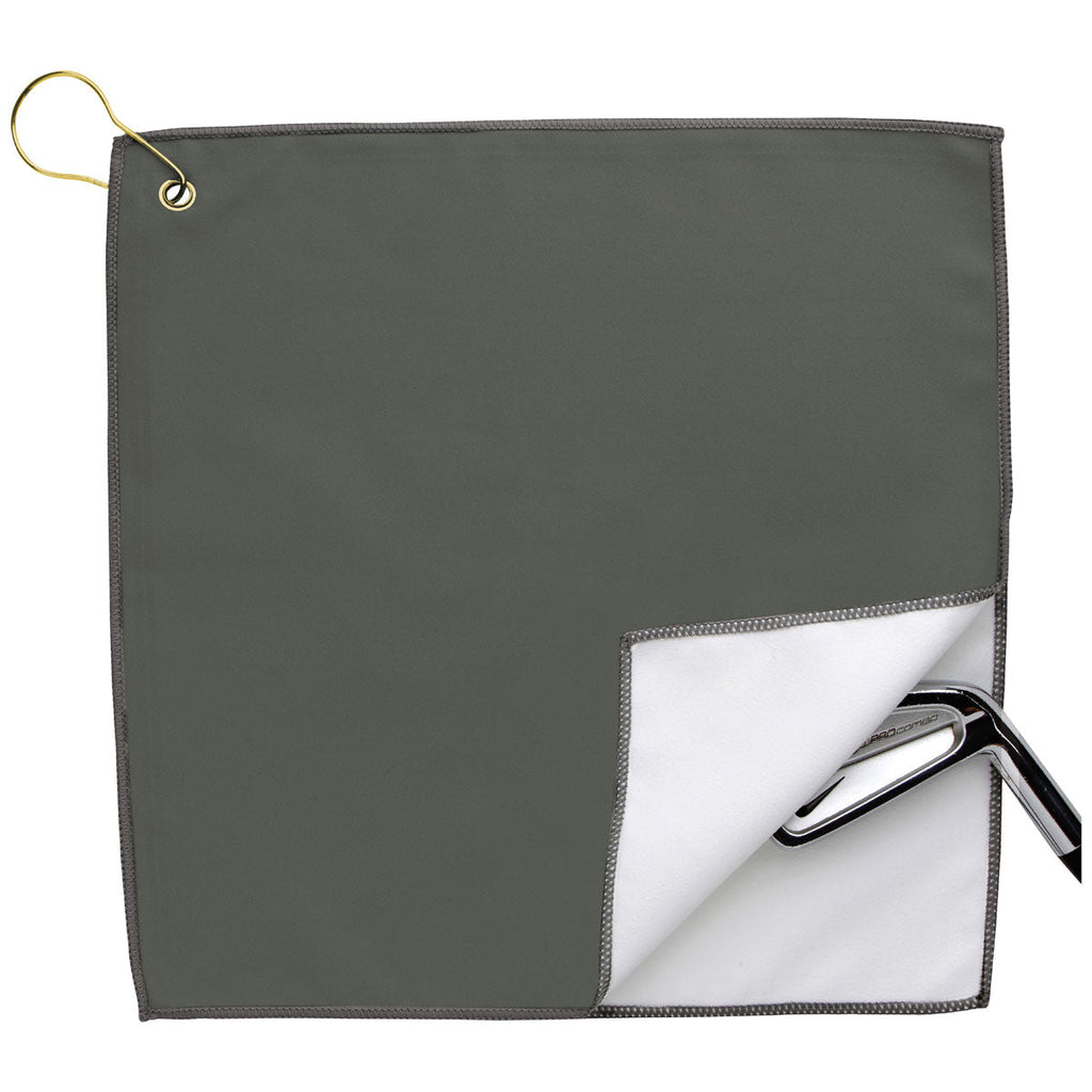 48-Hour BIC Grey Double Layer Golf Towel