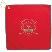 48-Hour BIC Red Double Layer Golf Towel