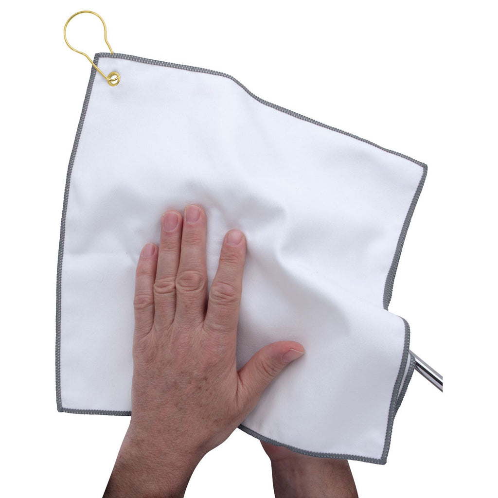 48-Hour BIC White Double Layer Golf Towel