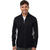 Puma Golf Men's Puma Black/Slate Sky Pure 2.0 Quarter-Zip