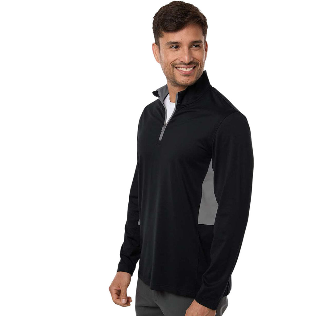 Puma Golf Men's Puma Black/Slate Sky Pure 2.0 Quarter-Zip