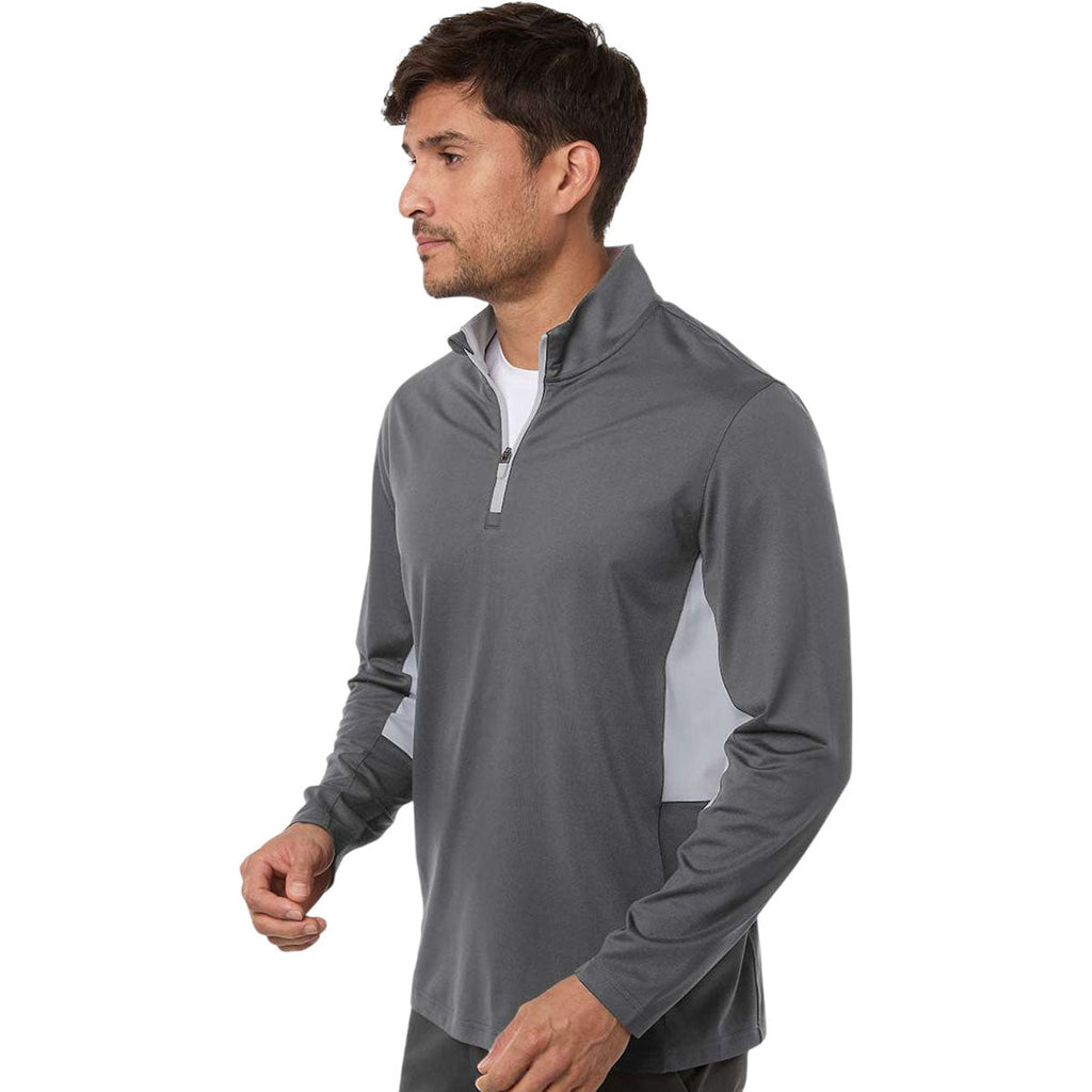 Puma Golf Men's Slate Sky/Ash Grey Pure 2.0 Quarter-Zip