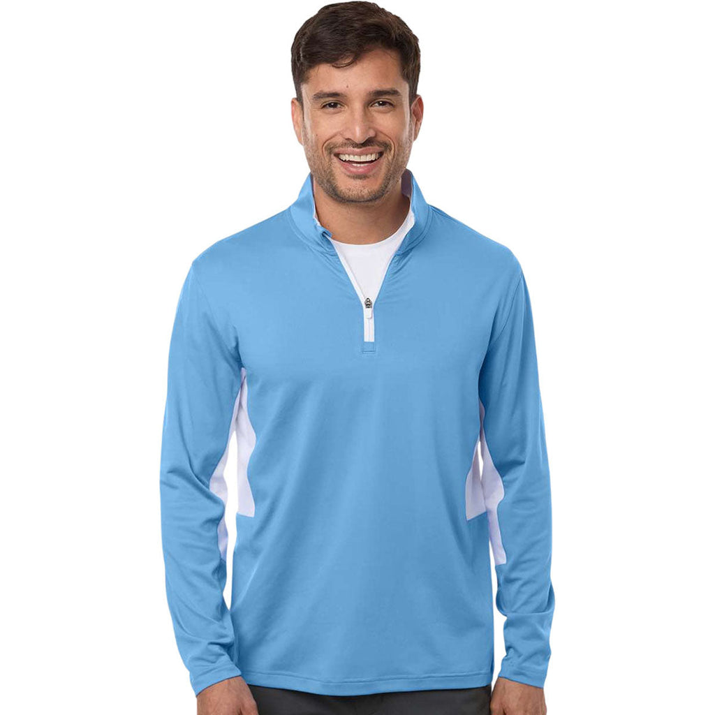 Puma Golf Men's Team Light Blue/White Glow Pure 2.0 Quarter-Zip