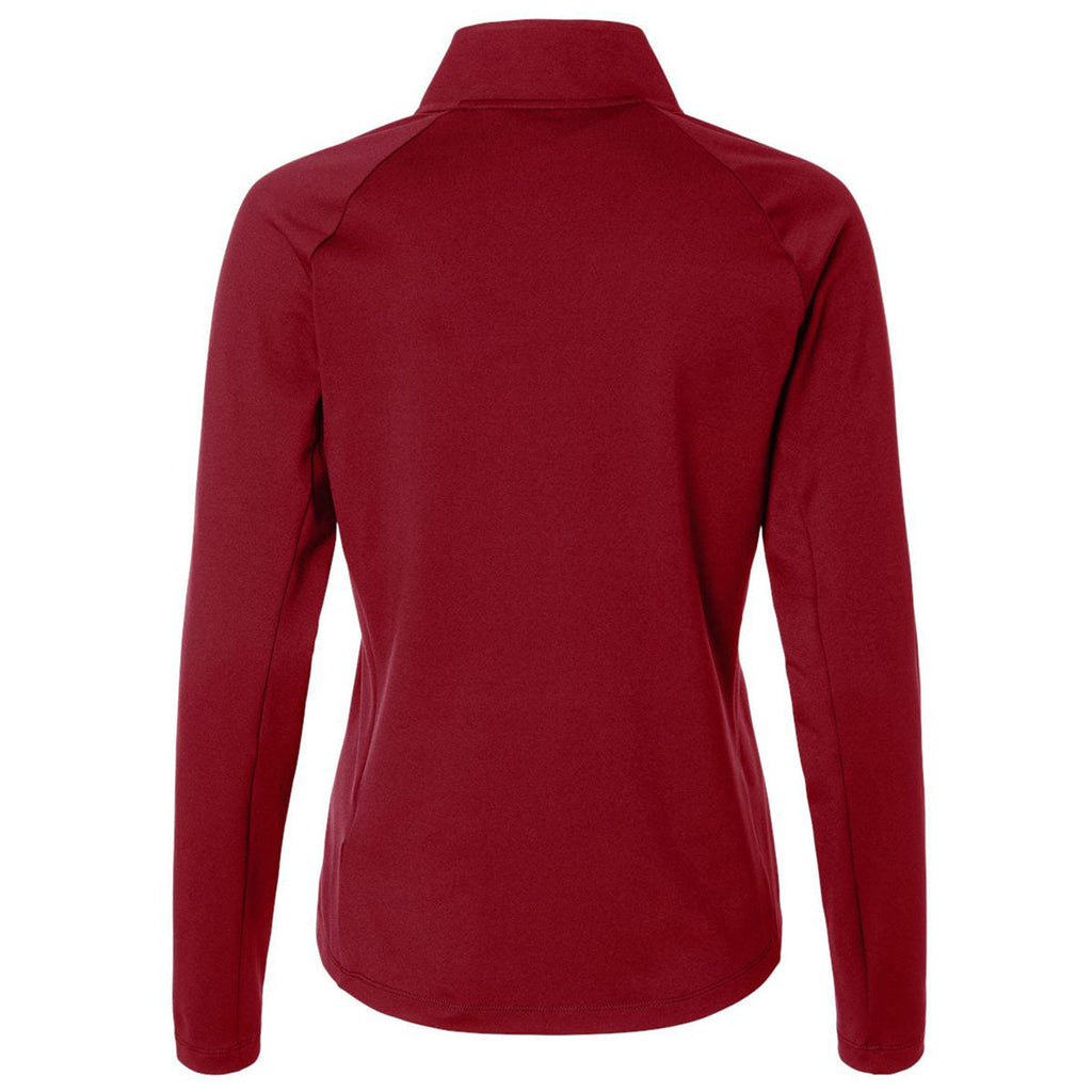 Puma Golf Women's Dark Crimson Pure 2.0 Quarter-Zip