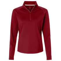 Puma Golf Women's Dark Crimson Pure 2.0 Quarter-Zip