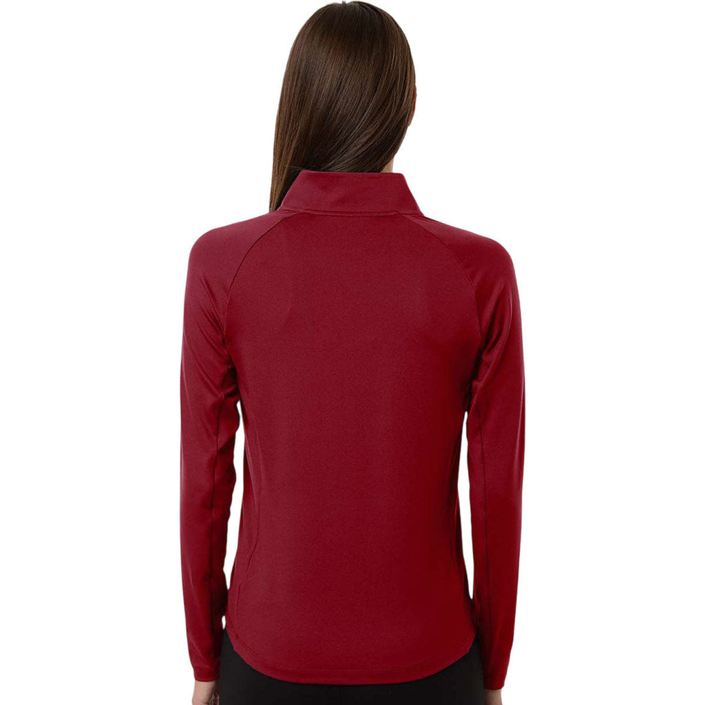 Puma Golf Women's Dark Crimson Pure 2.0 Quarter-Zip