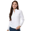 Puma Golf Women's White Glow Pure 2.0 Quarter-Zip