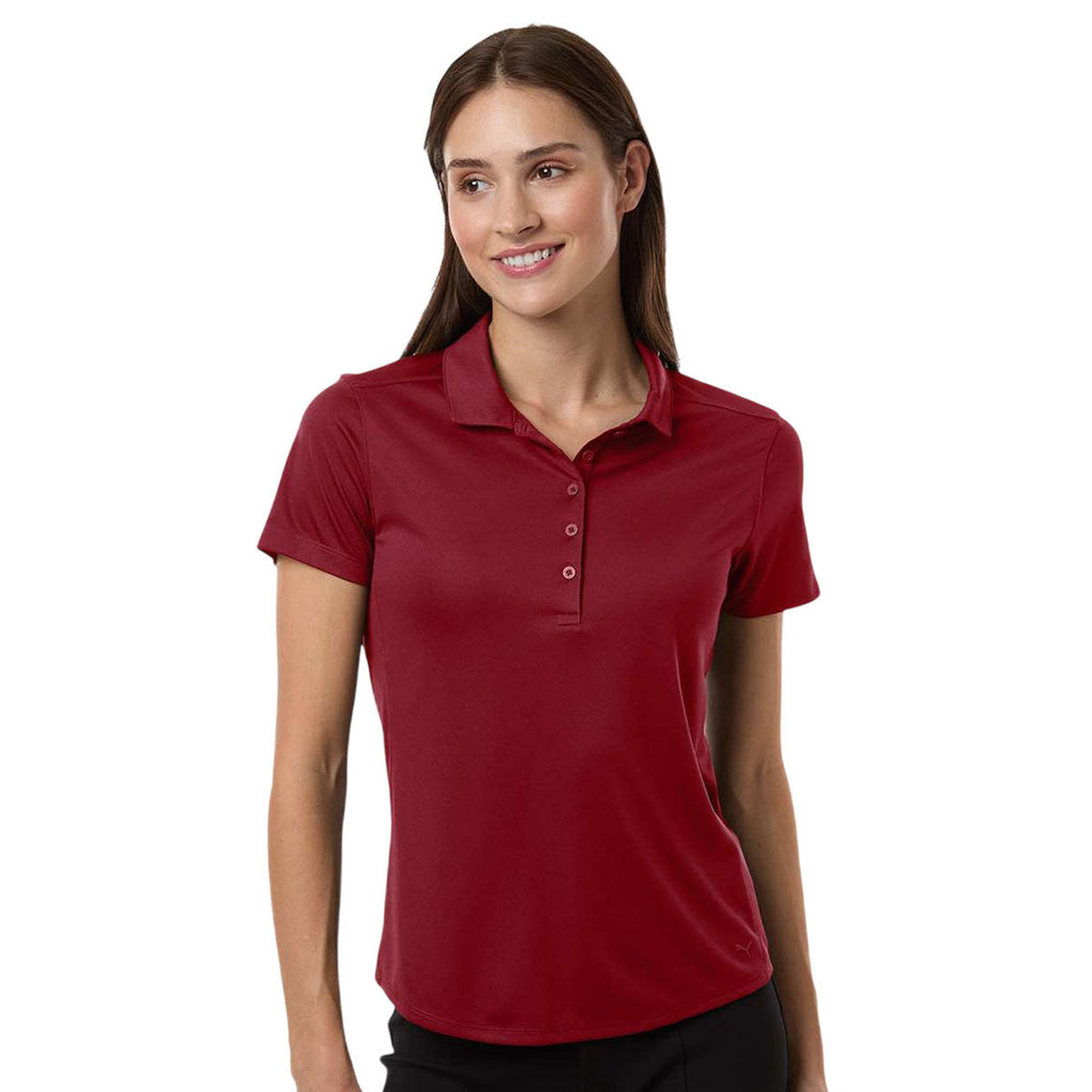 Puma Golf Women's Dark Crimson Pure 2.0 Polo