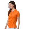 Puma Golf Women's Rickie Orange Pure 2.0 Polo